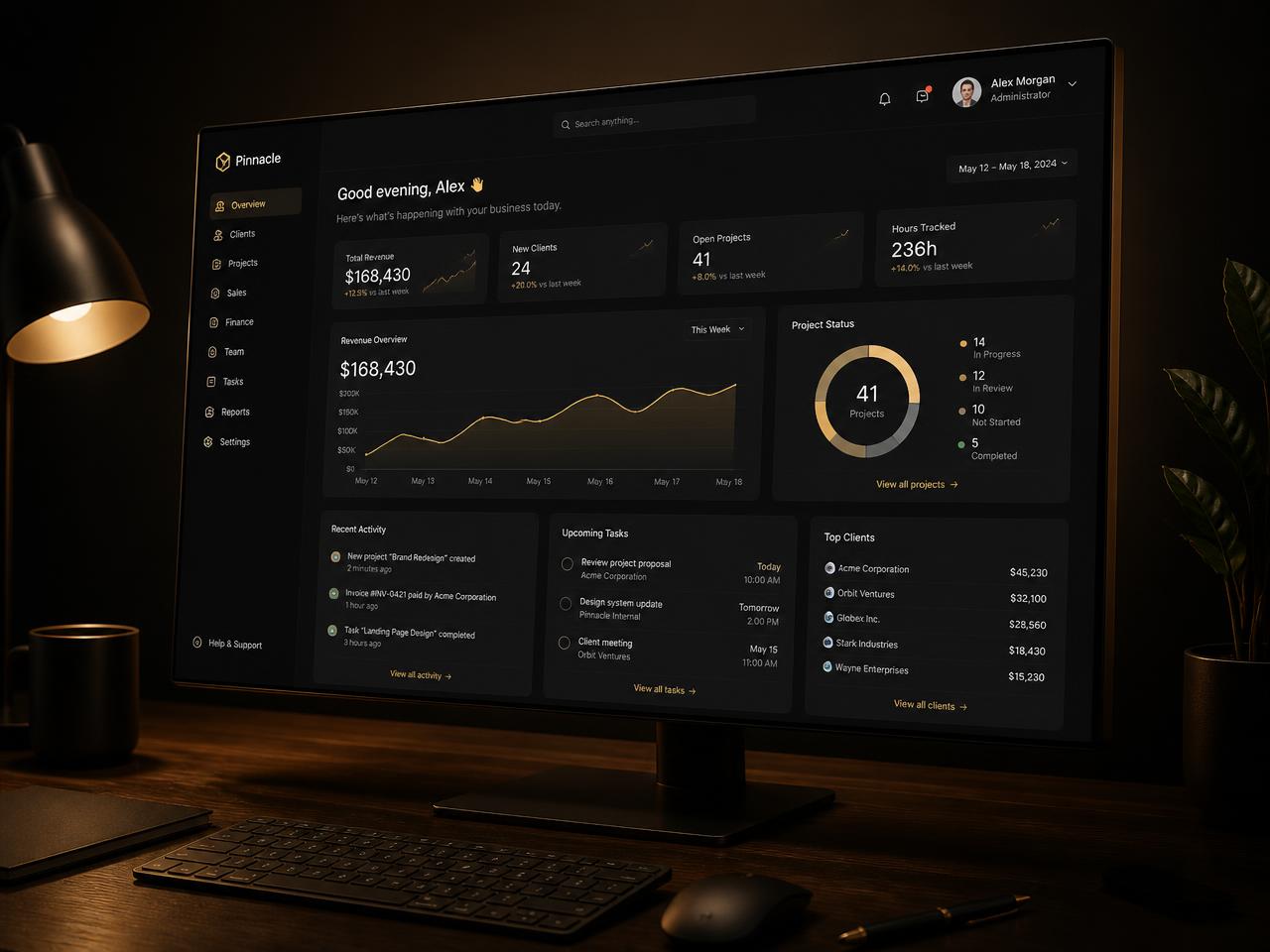 Dashboard gestionale su misura per la produzione